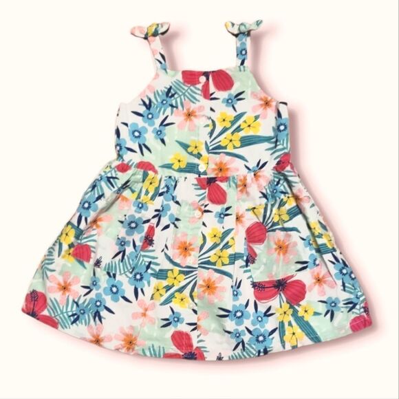 NWT Baby Cat & Jack™ Tank Top Tropical Print Dress - Picture 1 of 8